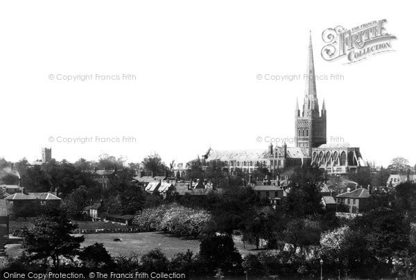 Photo of Norwich, From South East 1896