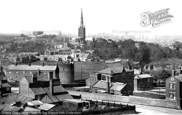 Photo of Norwich, From St James Hill 1896