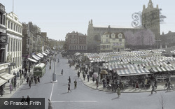 Gentleman's Walk And Market 1938, Norwich