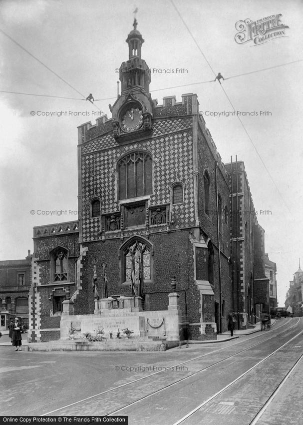 Norwich, Guildhall and War Memorial 1929