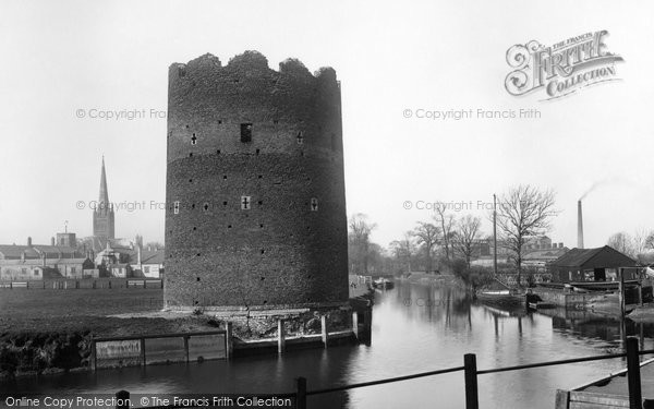 Photo of Norwich, Old Cow Tower And The River Wensum 1891