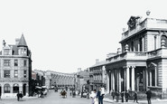 Norwich, Post Office and Prince of Wales Road 1896