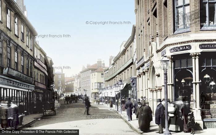 Photo of Norwich, Rampant Horse Street 1891