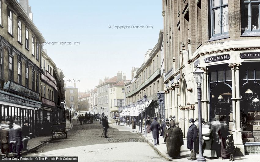 Norwich, Rampant Horse Street 1891