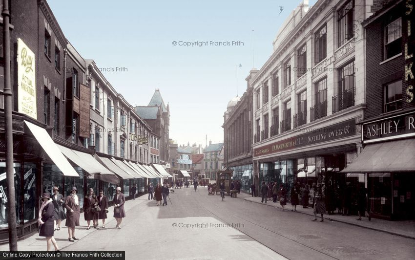 Norwich, Rampant Horse Street 1929