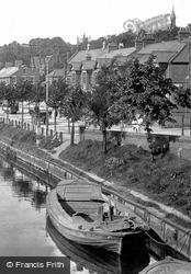 Riverside Road And Boat On The Wensum 1901, Norwich
