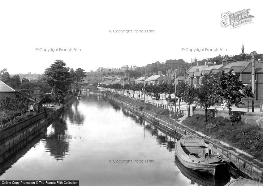 Norwich, Riverside Road and River Wensum 1901
