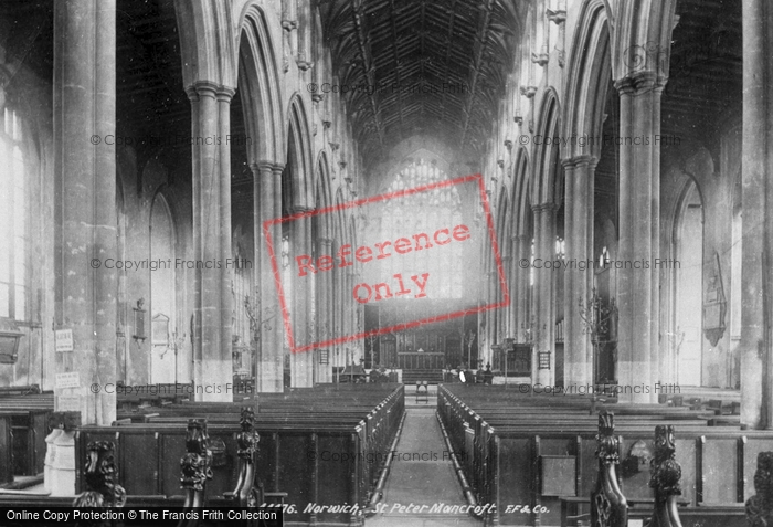 Photo of Norwich, St Peter Mancroft, Interior 1899
