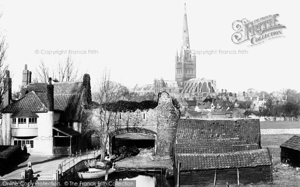 Photo of Norwich, The Cathedral And Pulls Ferry 1891