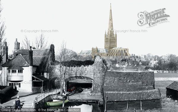 Photo of Norwich, The Cathedral And Pulls Ferry 1891