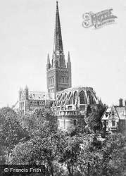 The Cathedral From S.E c.1935, Norwich