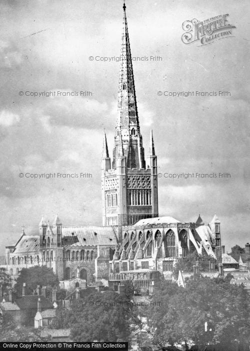Photo of Norwich, The Cathedral From Se c.1935