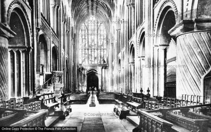 Photo of Norwich, The Cathedral Nave c.1935