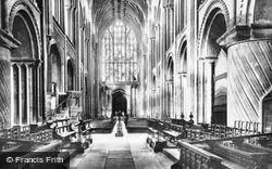 The Cathedral Nave c.1935, Norwich