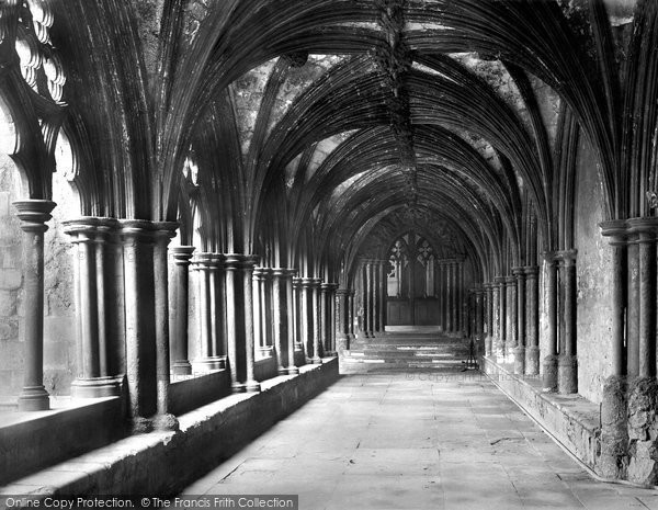 Photo of Norwich, The Cathedral, The Cloisters, The East Walk 1891