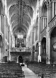 The Cathedral, The Nave Looking East 1891, Norwich