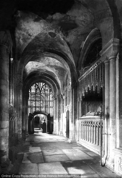 Photo of Norwich, The Cathedral, The South Choir Aisle 1891