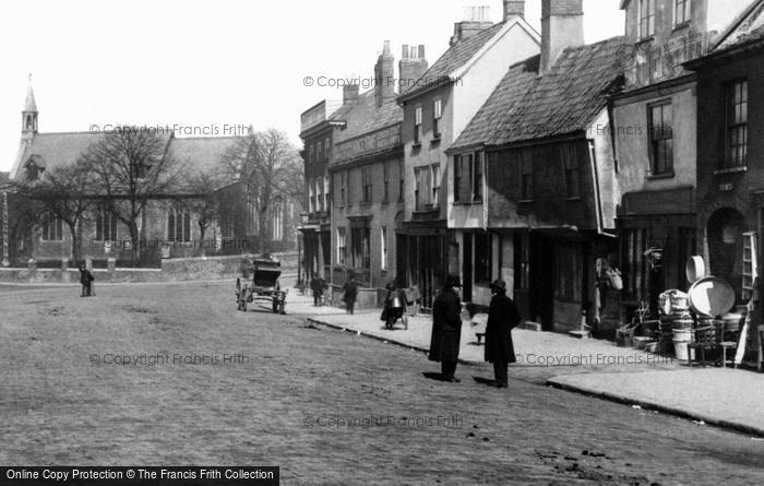 Photo of Norwich, The Church And Ber Street 1891