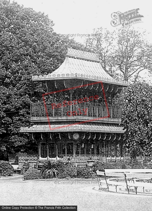Photo of Norwich, The Pagoda, Chapelfield Gardens 1901