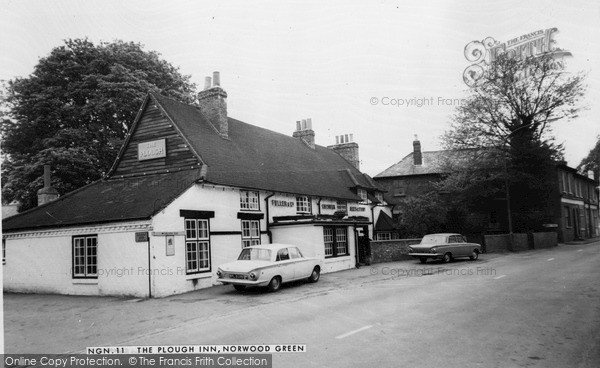 Photo of Norwood Green, The Plough Inn c.1965
