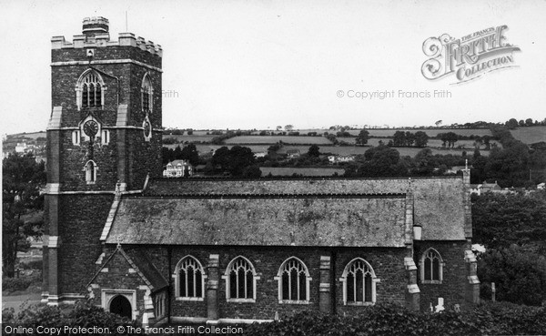 Photo of Noss Mayo, St Peter's Church c.1955