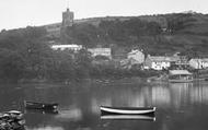 St Peter's Church From The River Yealm 1924, Noss Mayo