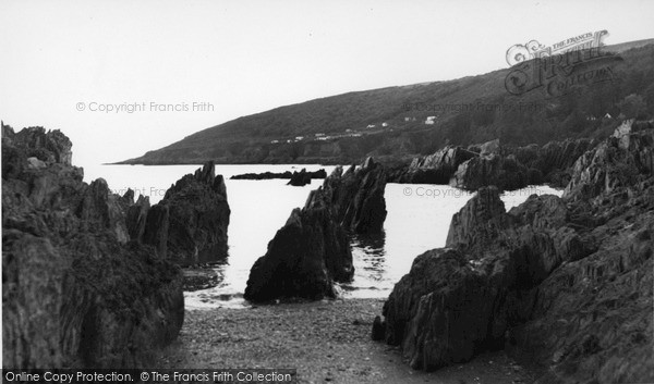 Photo of Noss Mayo, The Rocks, Stoke Beach c.1955