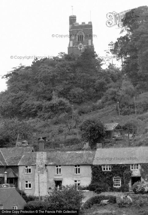 Photo of Noss Mayo, Village And Church 1931