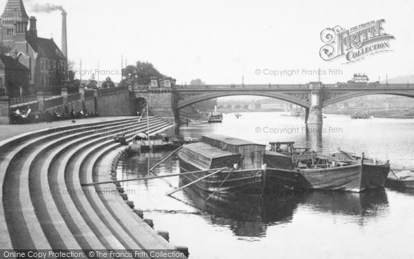 Photo of Nottingham, Barges On The River Trent 1902