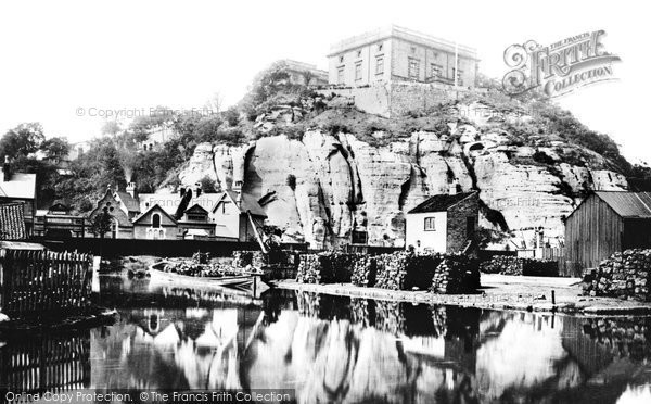 Photo of Nottingham, Castle, From The Canal 1890