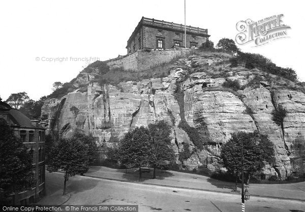 Photo of Nottingham, Castle Rock 1920