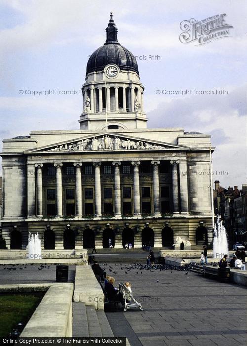 Photo of Nottingham, Council House, Old Market Square 1990