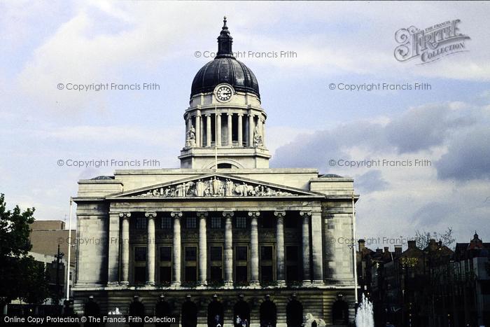 Photo of Nottingham, Council House, Old Market Square 1990