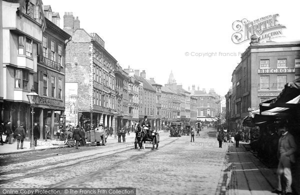 Photo of Nottingham, Long Row 1890