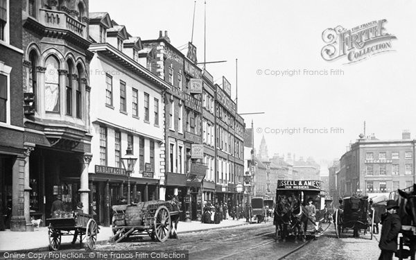 Photo of Nottingham, Long Row 1890