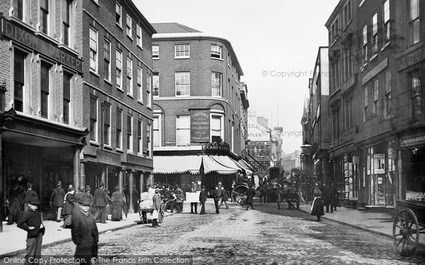 Photo of Nottingham, Long Row East 1890