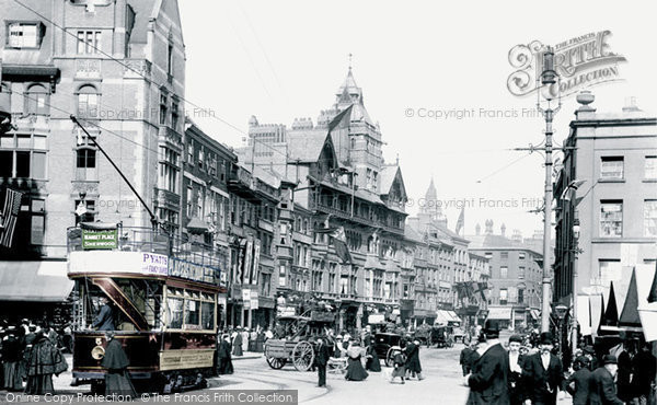 Photo of Nottingham, Long Row East 1902