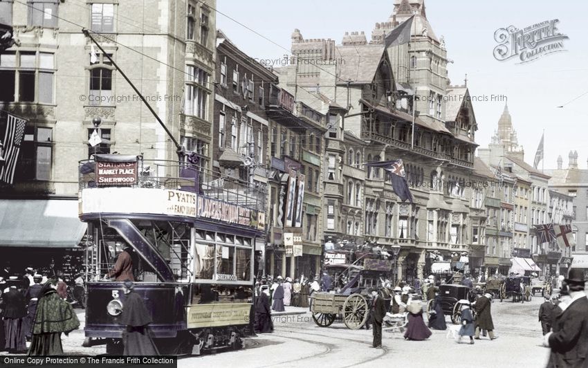 Nottingham, Long Row East 1902