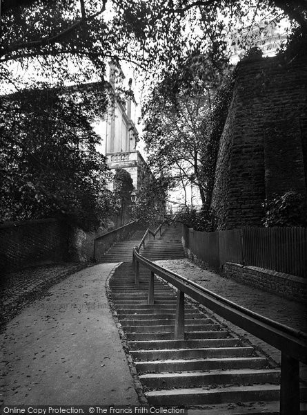 Photo of Nottingham, Park Steps 1920