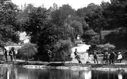 People By The Arboretum Lake 1890, Nottingham