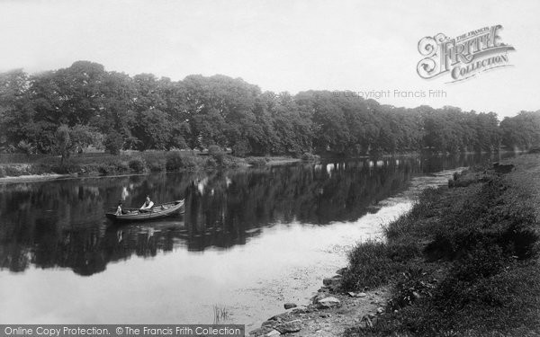 Photo of Nottingham, River Trent Beneath Clifton Grove 1893