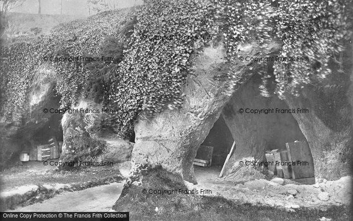 Photo of Nottingham, Robin Hood's Caves 1890