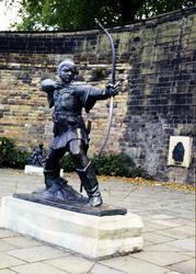 Robin Hood Statue, Castle Grounds 1990, Nottingham