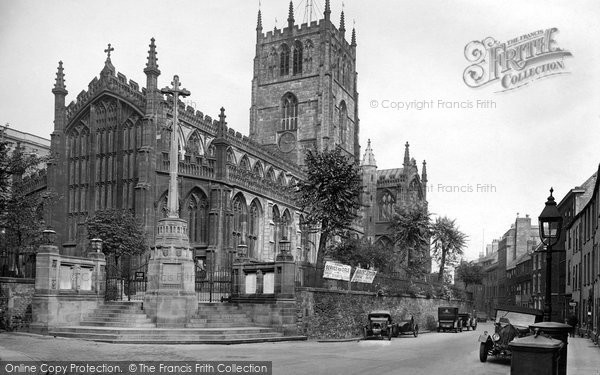Photo of Nottingham, St Mary's Church 1927
