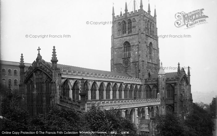 Photo of Nottingham, St Mary's Church c.1890