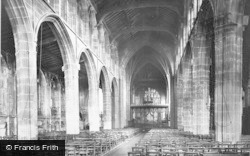 St Mary's Church, Nave East 1890, Nottingham