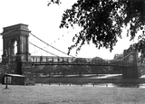 Suspension Bridge c.1950, Nottingham