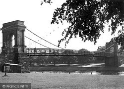 Suspension Bridge c.1950, Nottingham