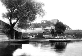 The Castle From The Canal 1893, Nottingham