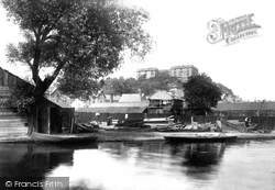The Castle From The Canal 1893, Nottingham